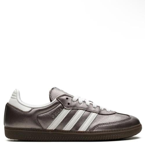 Samba OG Sneaker Metallic Purple and White