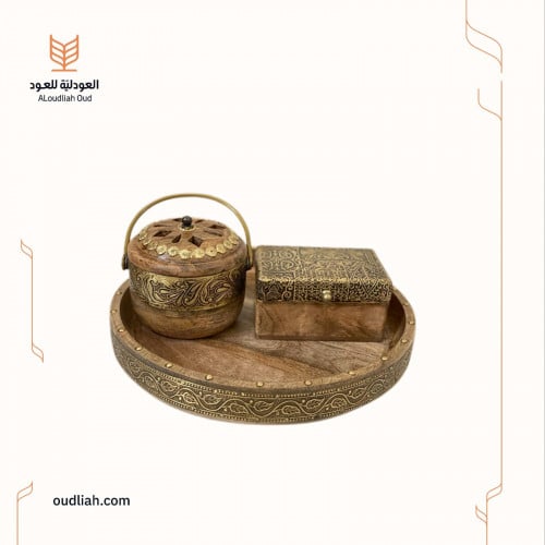طقم مبخرة هندية ~ سلّة