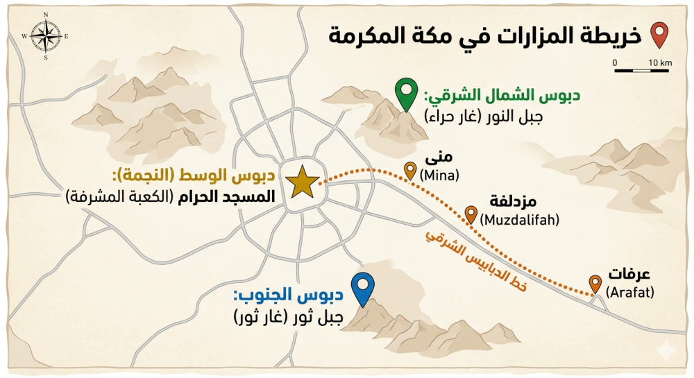 مزارات مكة المكرمة وقصصها التاريخية