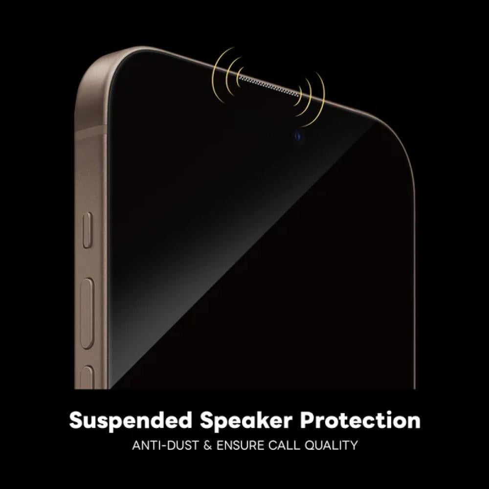 حمايه شاشه ملاقيف /شفاف ايفون  16 برو سهل التركيب