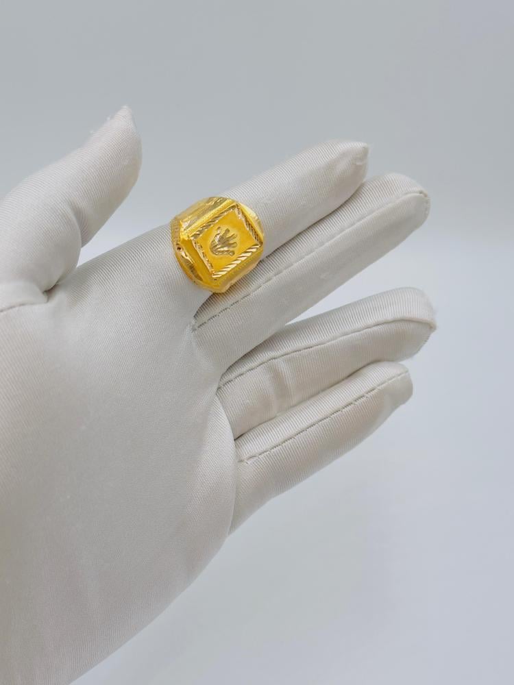 خاتم تصميم عالمي ذهب عيار 21