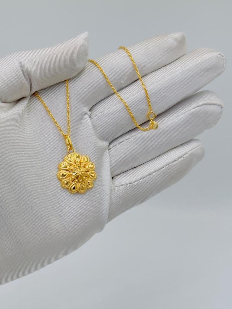 عقد كرسي جابر ذهب عيار 21