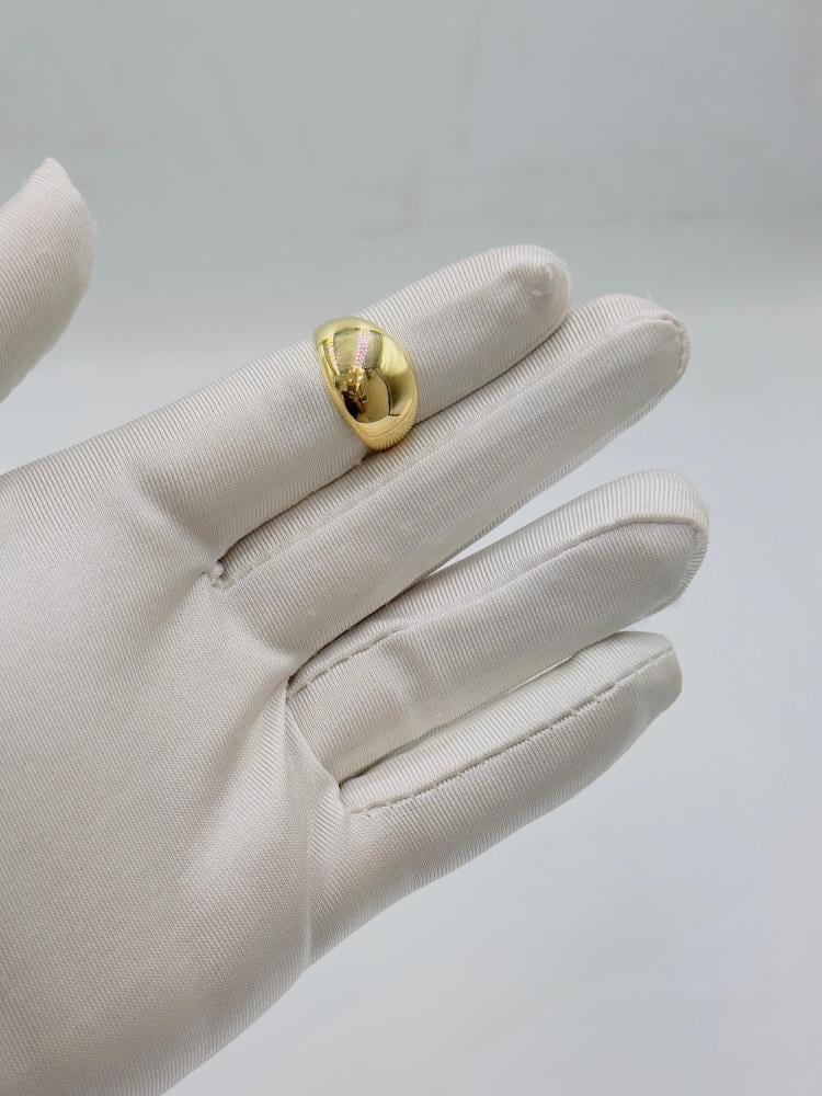 خاتم ذهب عيار 18 عريض - مجوهرات قصر المدينة للذهب - الدمام