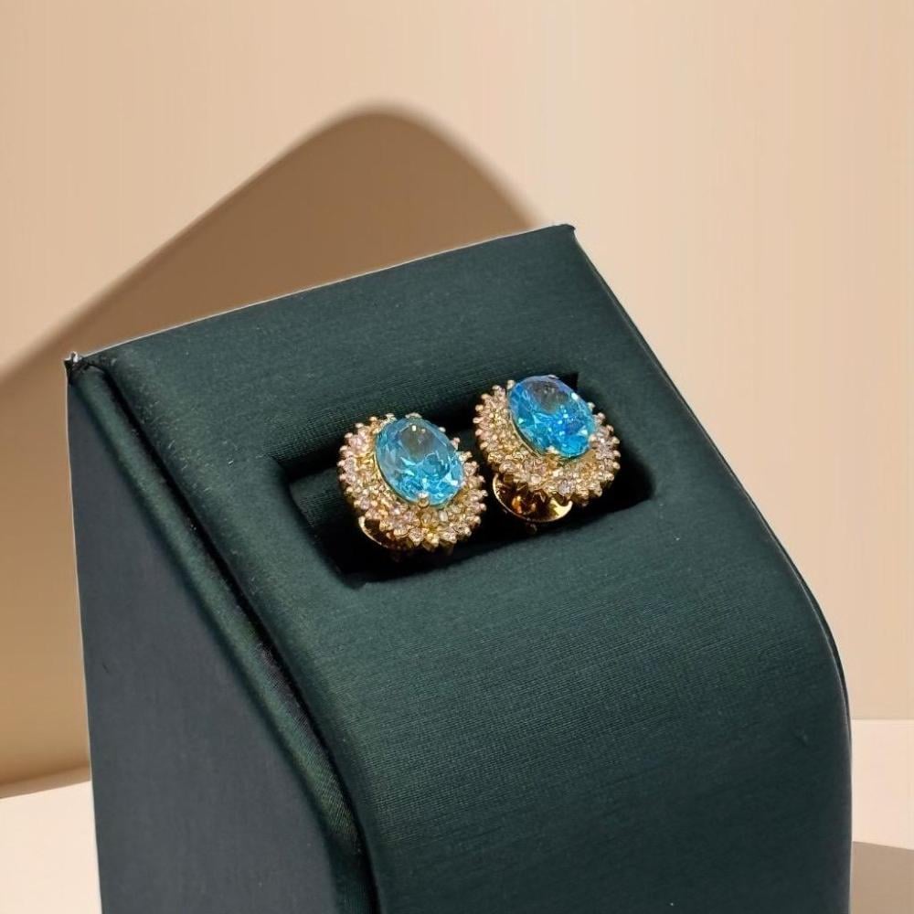 حلق الماس عيار 18