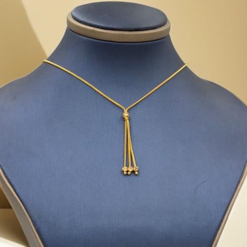 アクセサリー 18k Saudi Gold Paper Clip Necklace Necklace Paperclip Gold 18K - Madina jewellery - KSA
