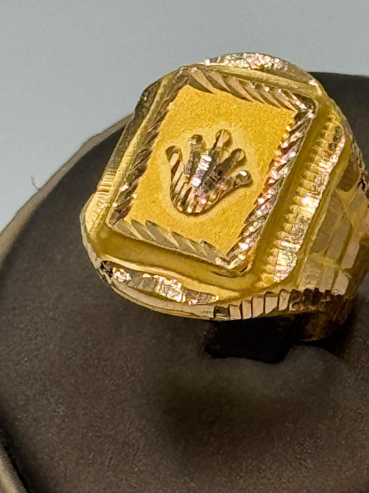 خاتم تصميم عالمي ذهب عيار 21