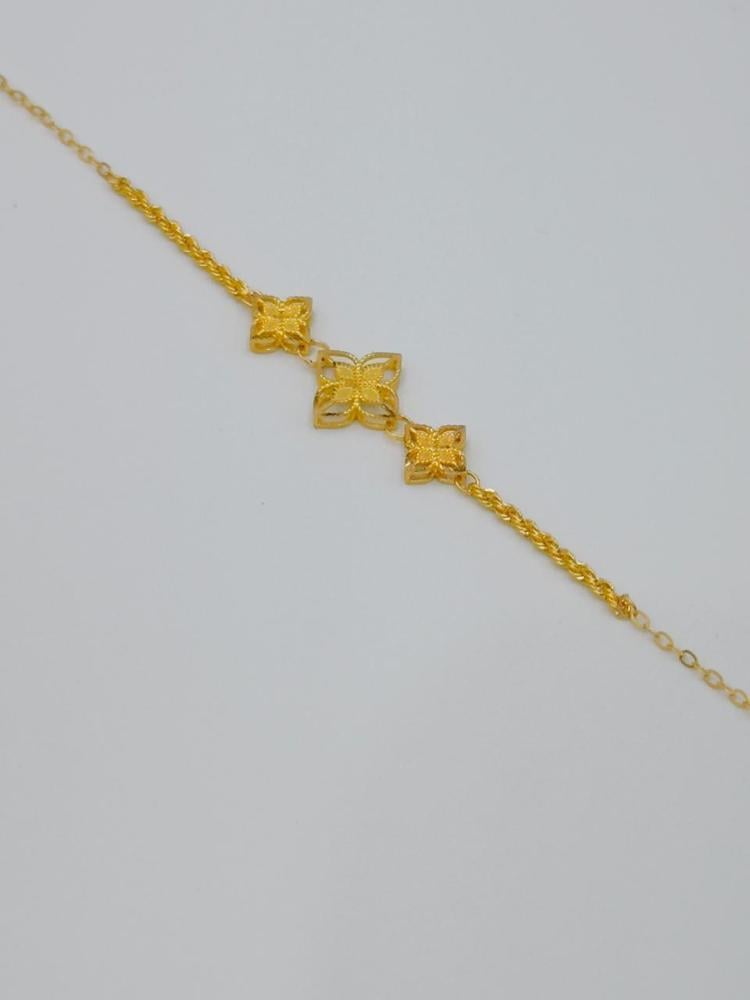 اسوارة تصميم عالمي ذهب عيار 21