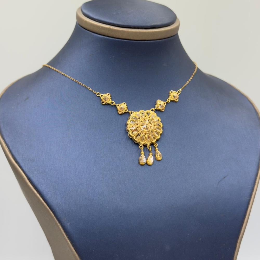 عقد كرسي جابر ذهب عيار 21