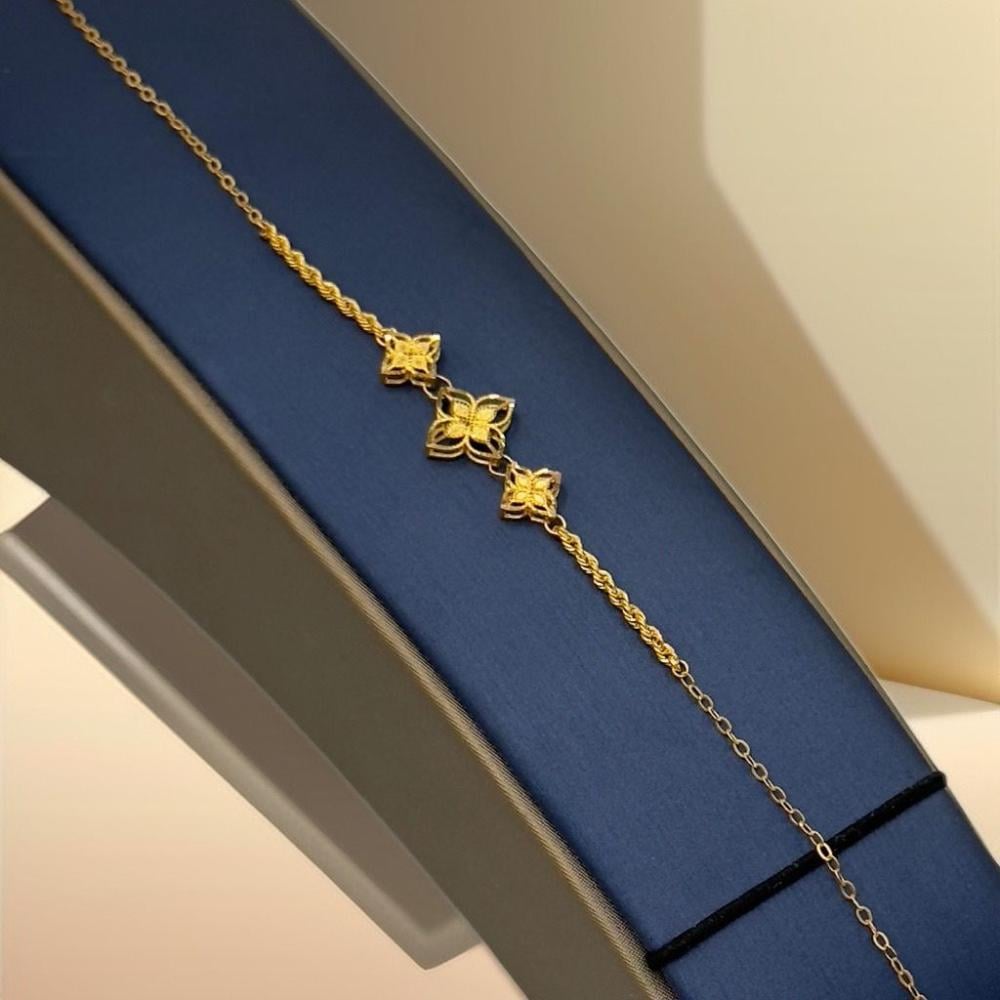 اسوارة تصميم عالمي ذهب عيار 21