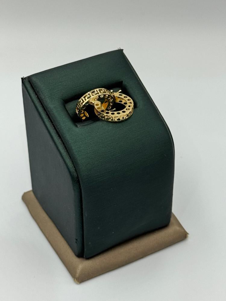 حلق ذهب إيطالي عيار 18