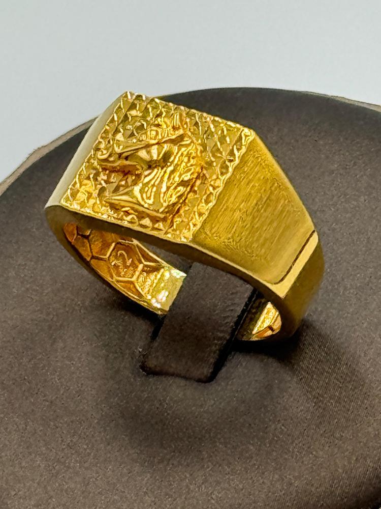 خاتم تصميم عالمي ذهب عيار 21