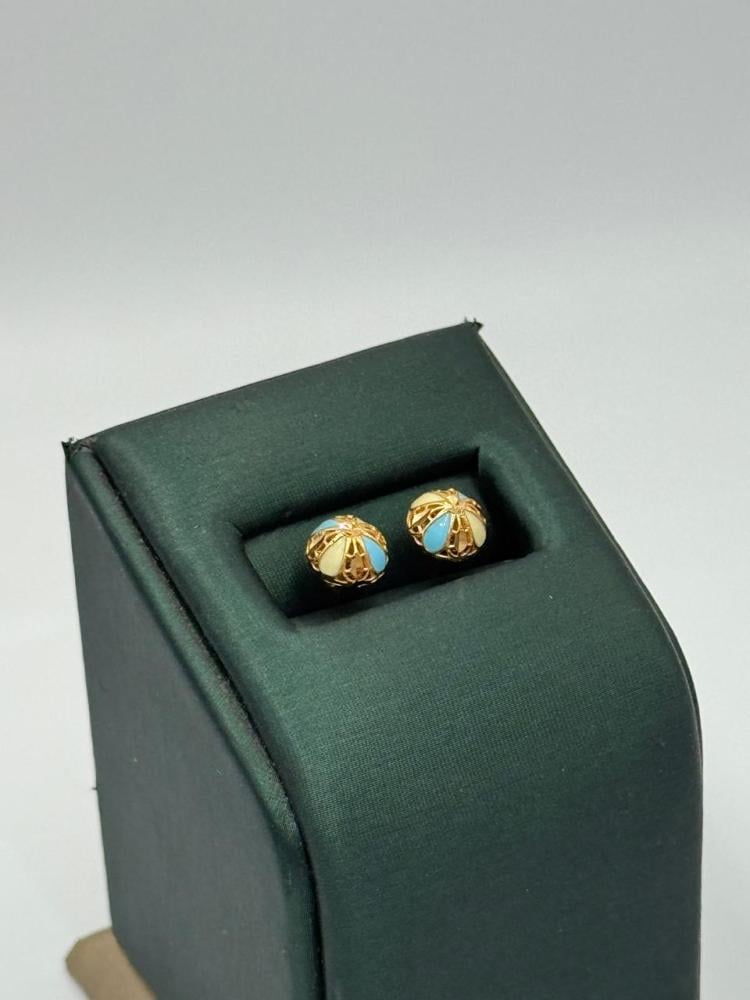 حلق ذهب عيار 21