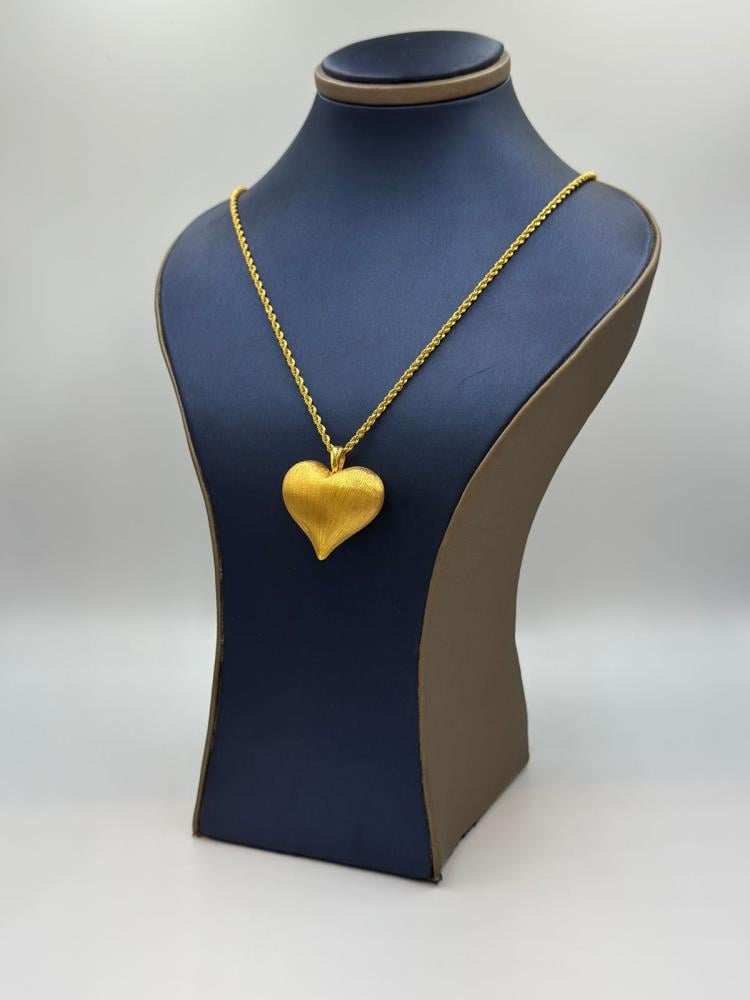 Necklace Heart Gold 21K