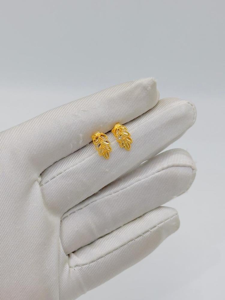 حلق ذهب عيار 21