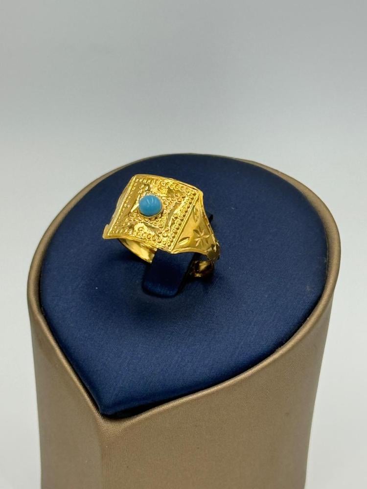 خاتم ذهب عيار 21