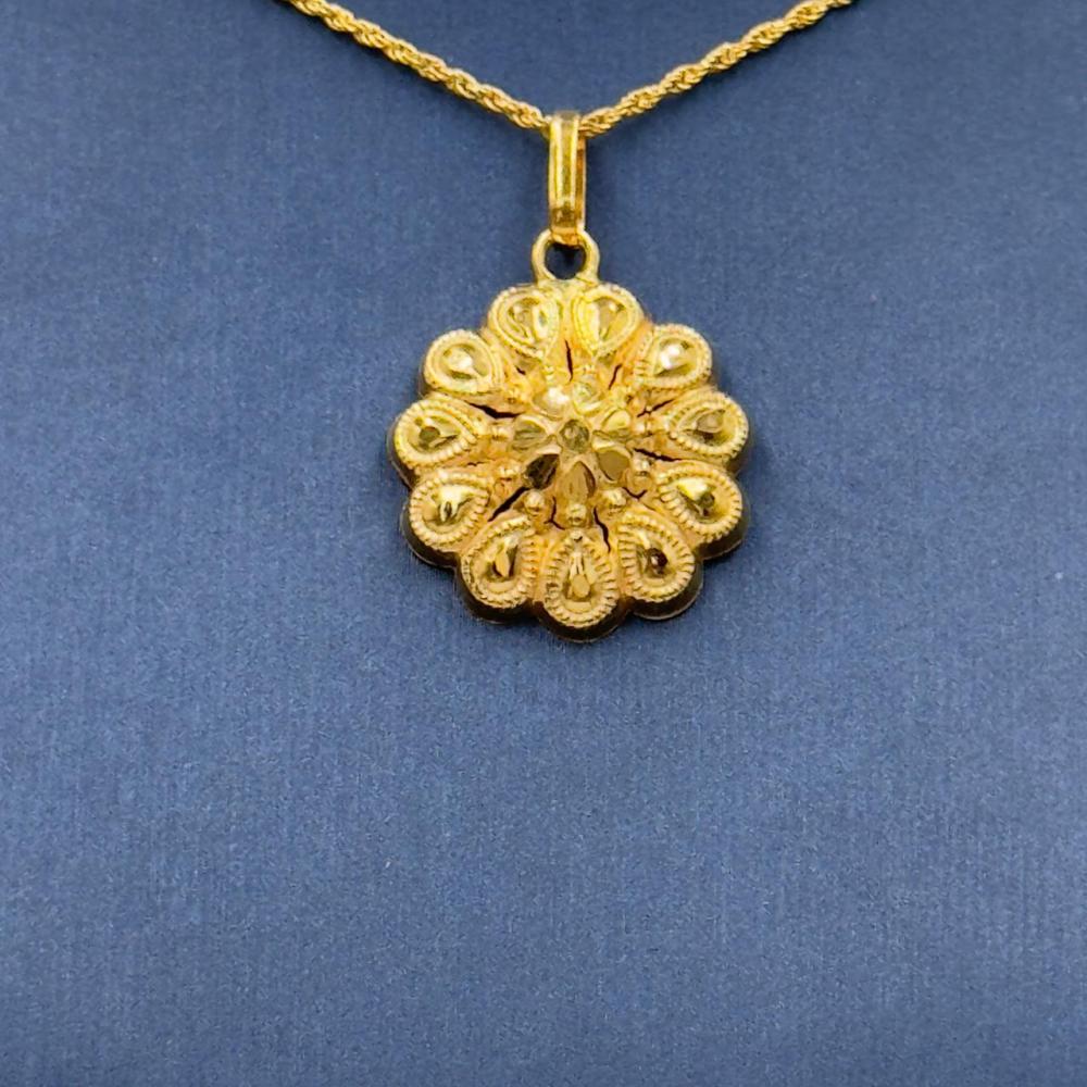 عقد كرسي جابر ذهب عيار 21