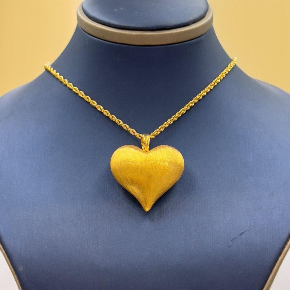 Necklace Heart Gold 21K