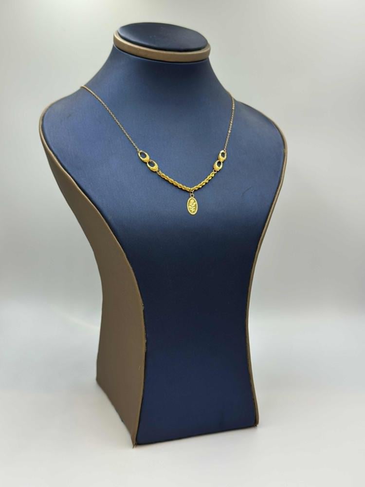 Necklace Bar Gold 21K