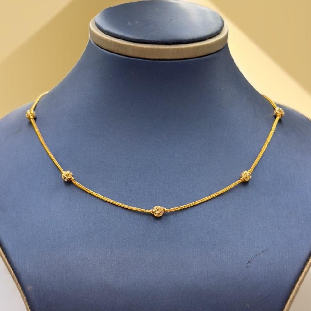 عقد كرات ذهب عيار 21