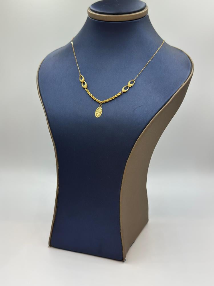 Necklace Bar Gold 21K