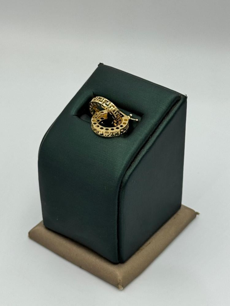 حلق ذهب إيطالي عيار 18