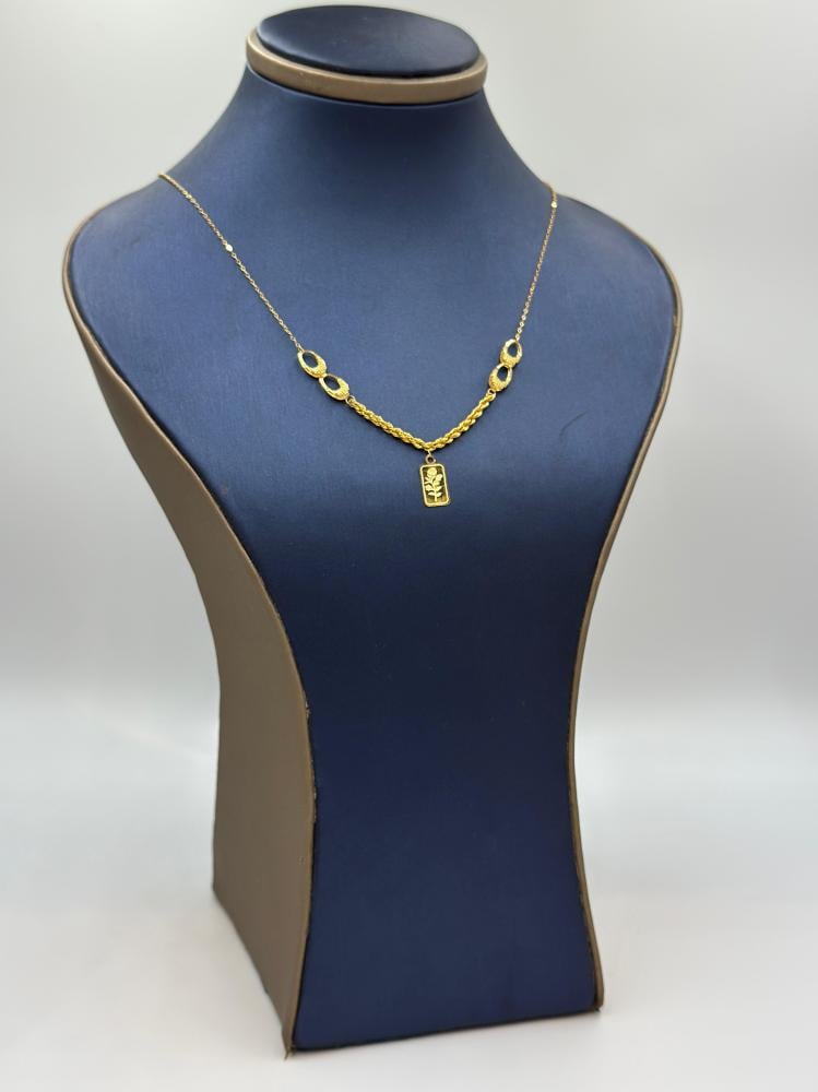 عقد سبايك ذهب عيار 21