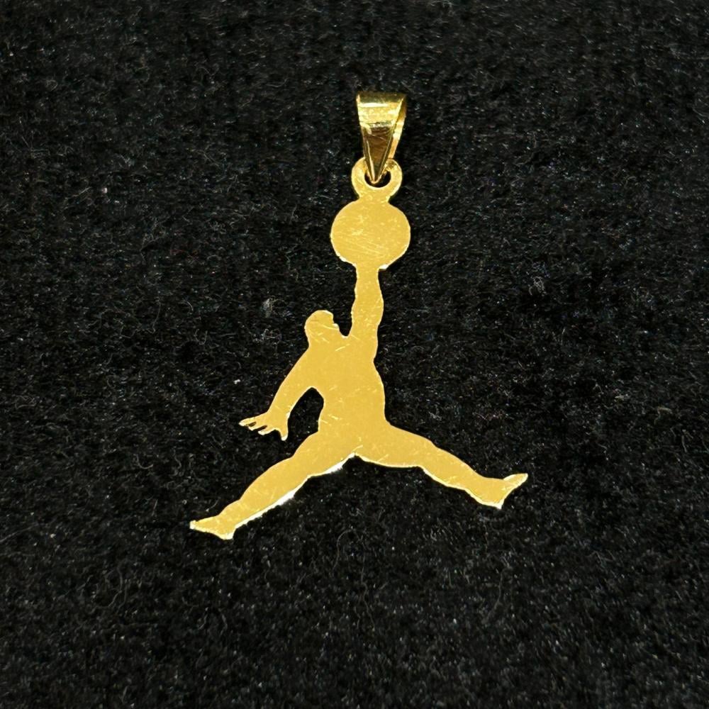 تعليقة ذهب عيار 18 جوردان - مجوهرات قصر المدينة للذهب - الدمام