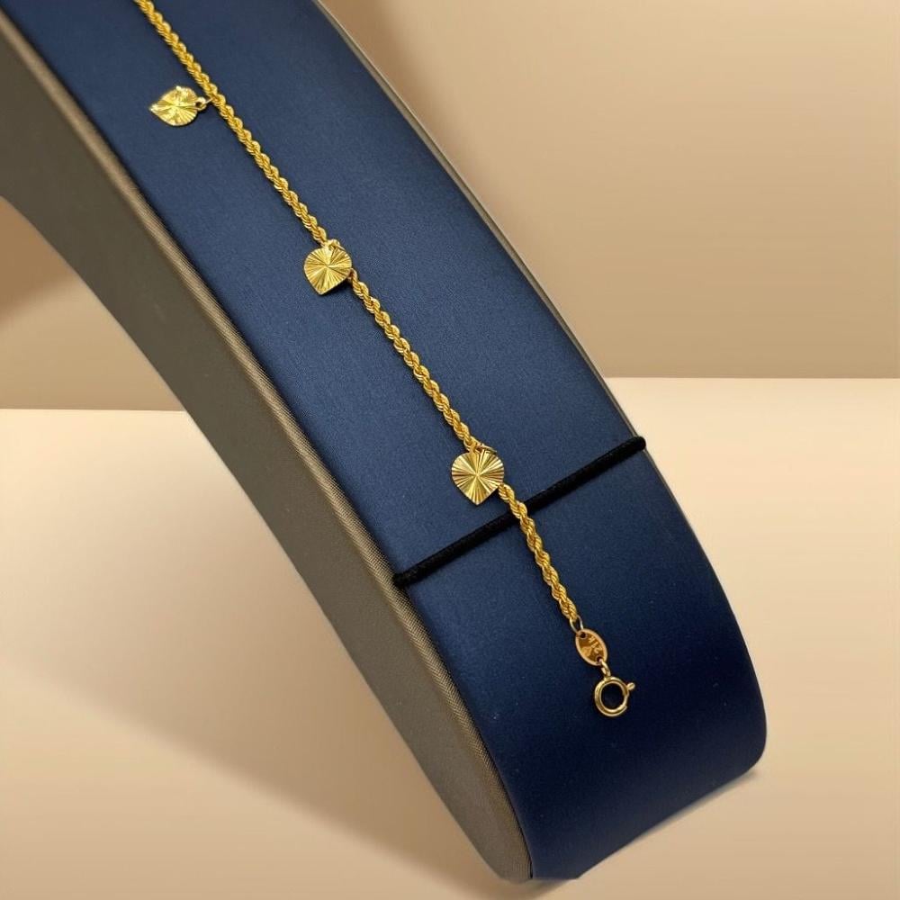 اسوارة قلب ذهب عيار 21