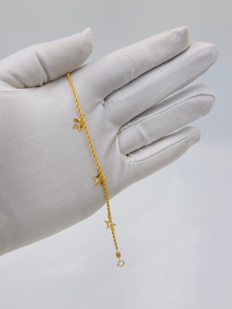 اسوارة نجوم ذهب عيار 21