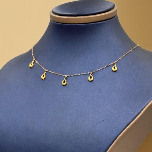 Necklace Paperclip Gold 18K - Madina jewellery - KSA