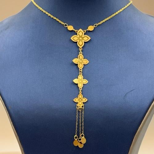 عقد ذهب عيار 21