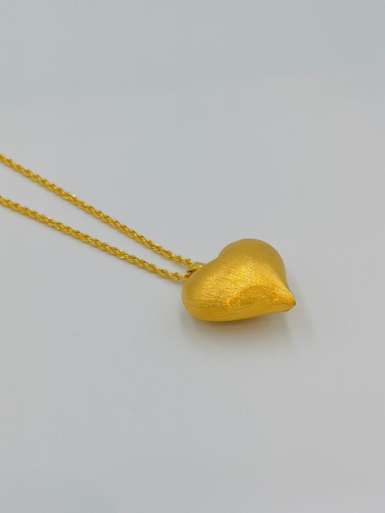 Necklace Heart Gold 21K