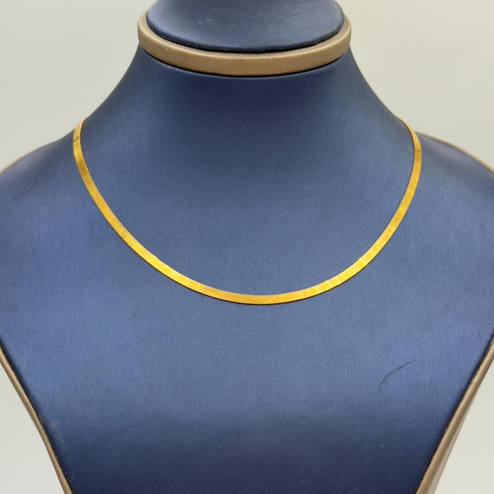 Necklace Flat Gold 21K