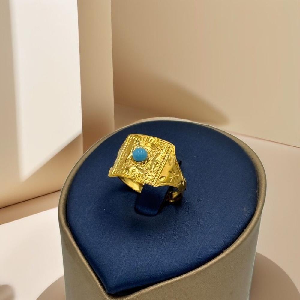 خاتم ذهب عيار 21
