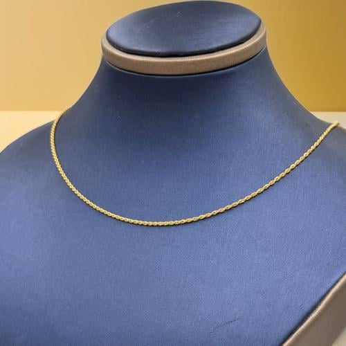 Necklace Paperclip Gold 18K - Madina jewellery - KSA