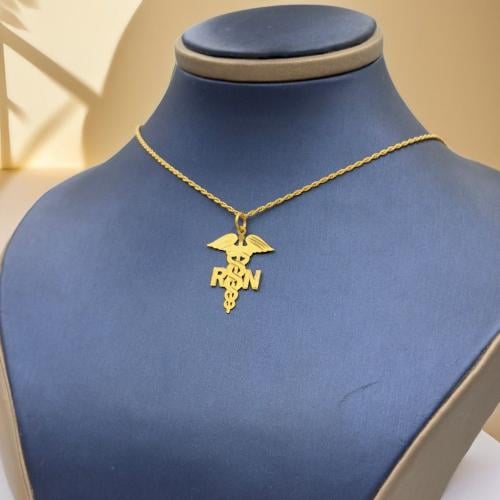 paper clip chain necklace - Madina jewellery - KSA