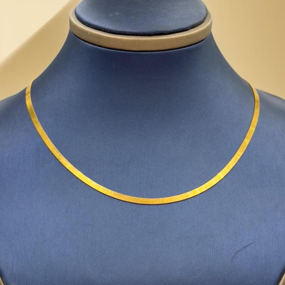 Necklace Flat Gold 21K