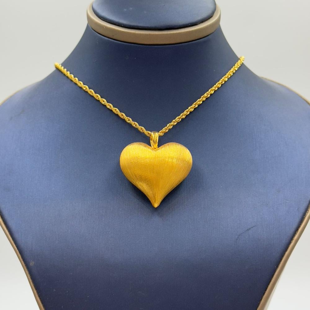 Necklace Heart Gold 21K