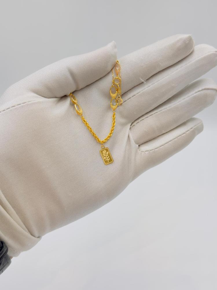 عقد سبايك ذهب عيار 21