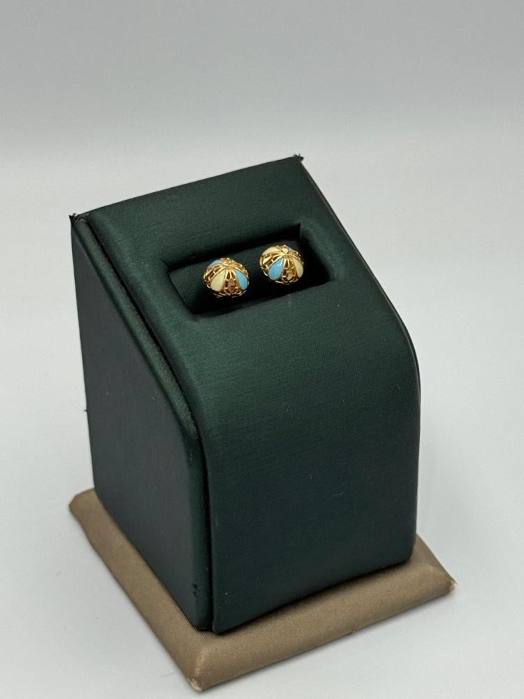 حلق ذهب عيار 21