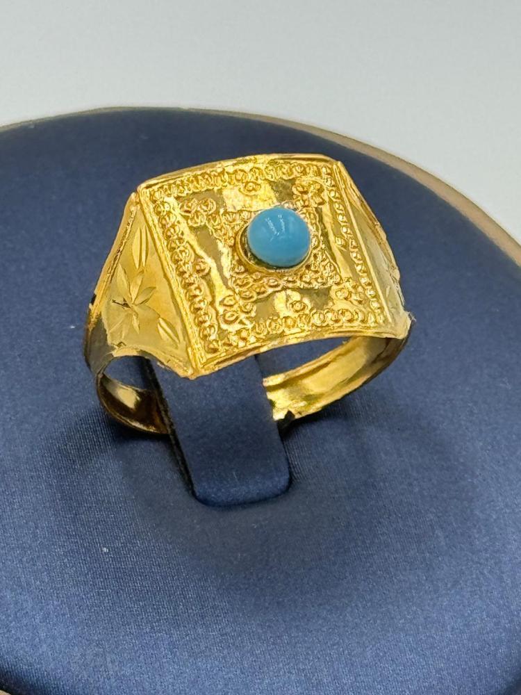 خاتم ذهب عيار 21