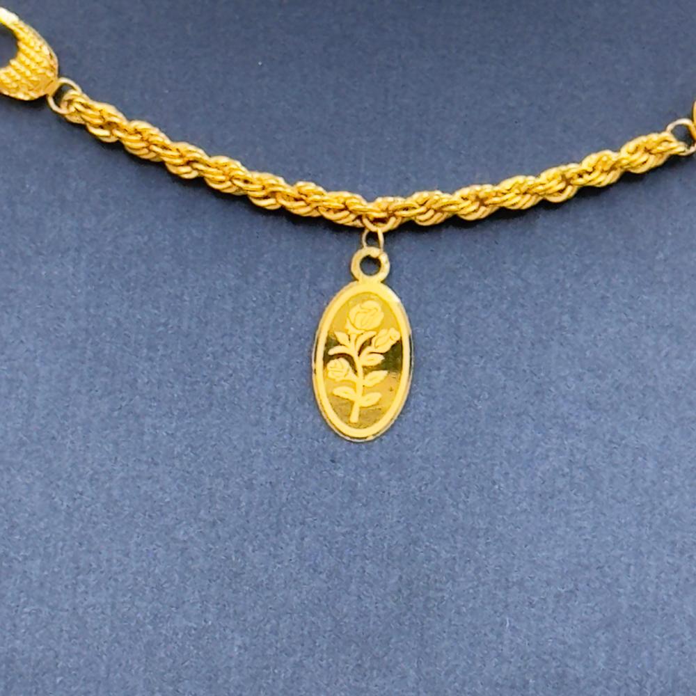 Necklace Bar Gold 21K