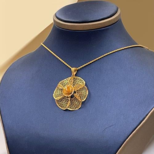 Necklace Paperclip Gold 18K - Madina jewellery - KSA