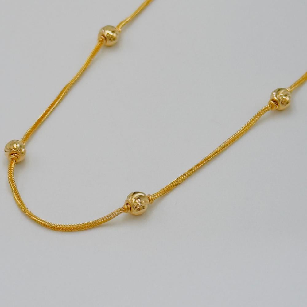 عقد كرات ذهب عيار 21