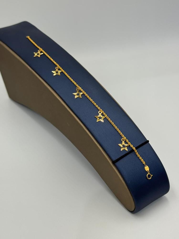 اسوارة نجوم ذهب عيار 21