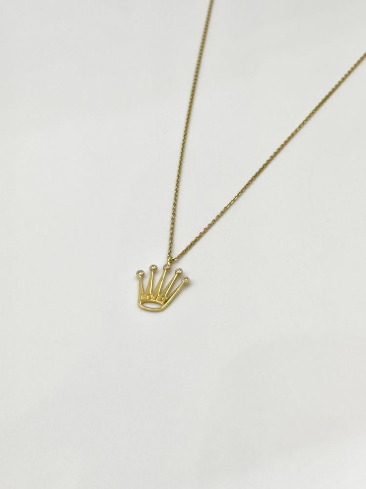 Outlets Rolex Logo Pendant