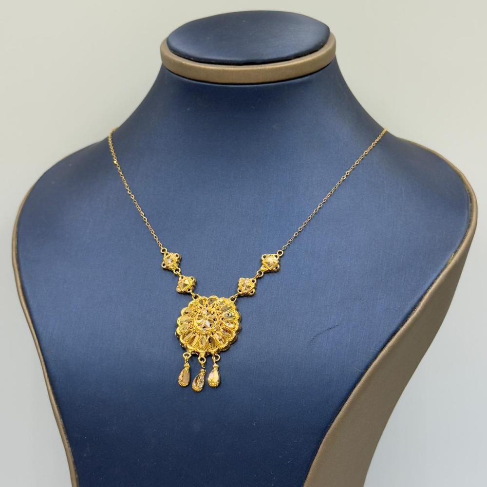 عقد كرسي جابر ذهب عيار 21