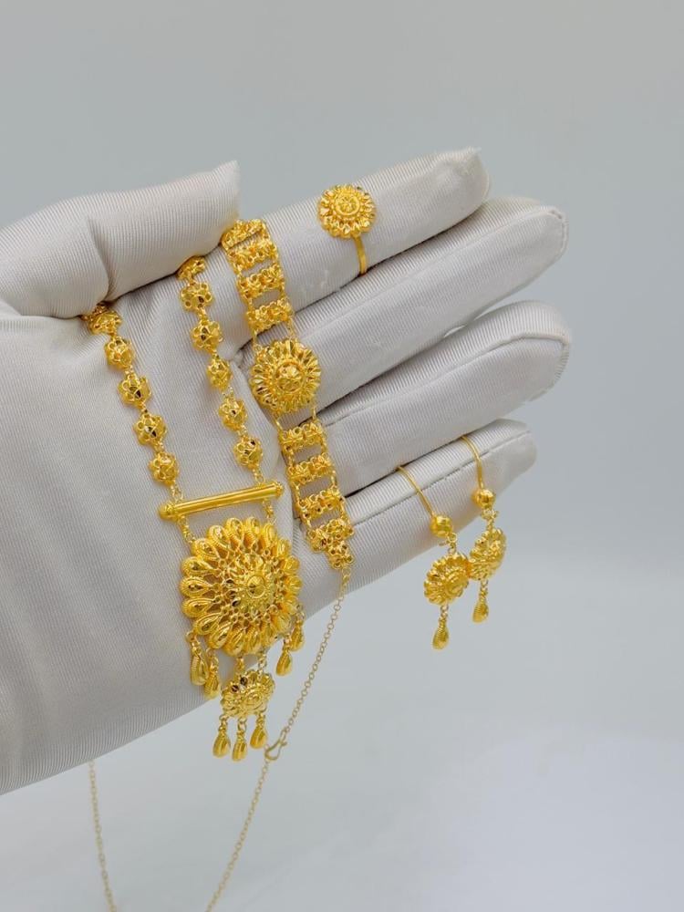 طقم كرسي جابر ذهب عيار 21