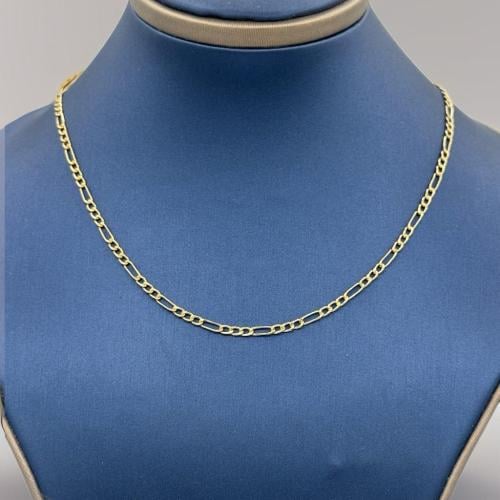 18K Gold Paper Clip Necklace - Madina jewellery - KSA