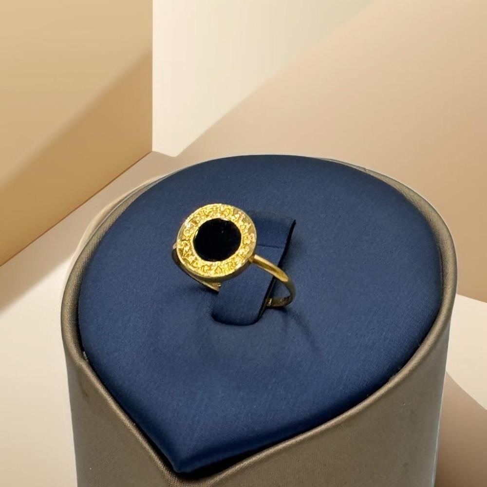 خاتم ذهب عيار 18 بولغاري - مجوهرات قصر المدينة للذهب - الدمام